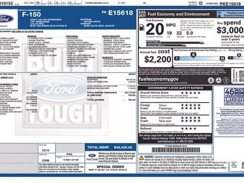 Used 2023 Ford F150 XL w/ Trailer Tow Package AWD/4WD image 14