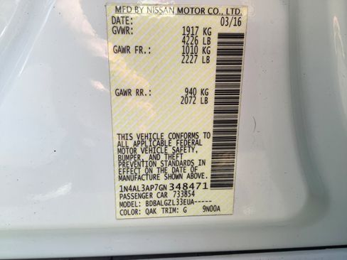 Used 2016 Nissan Altima 2.5 S w/ Power Driver Seat Package FWD image 25