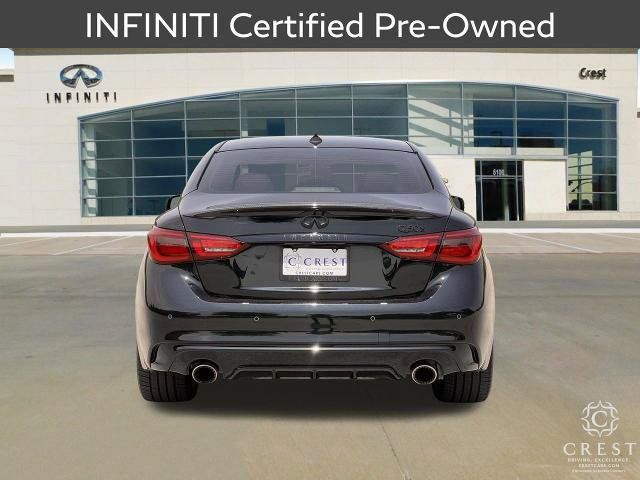 Certified 2023 INFINITI Q50 Red Sport 400 w/ Black Opal Edition RWD image 5