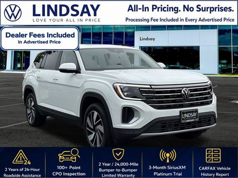 Used 2024 Volkswagen Atlas SE w/ Panoramic Sunroof Package AWD/4WD image 1