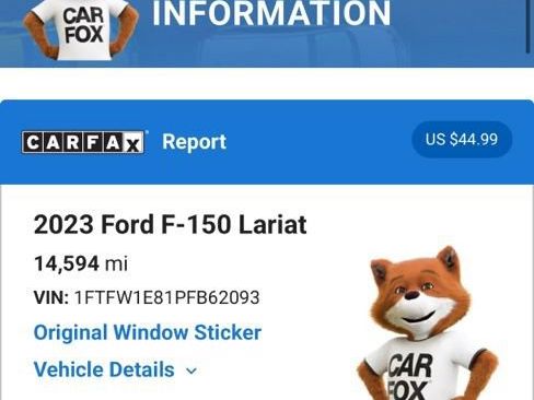 Used 2023 Ford F150 Lariat w/ Equipment Group 502A High AWD/4WD image 6