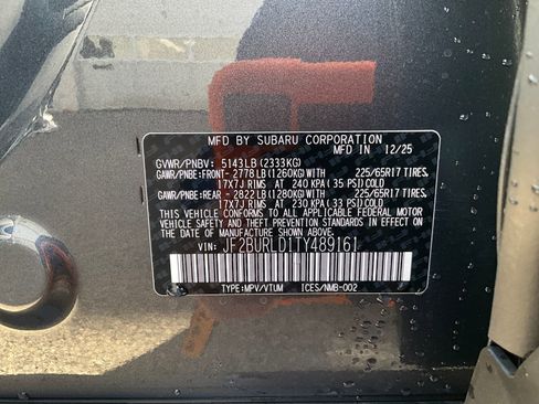 New 2026 Subaru Outback Wilderness AWD/4WD image 35
