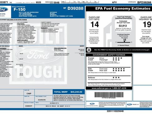 Used 2011 Ford F150 Lariat w/ Lariat Chrome Pkg AWD/4WD image 10