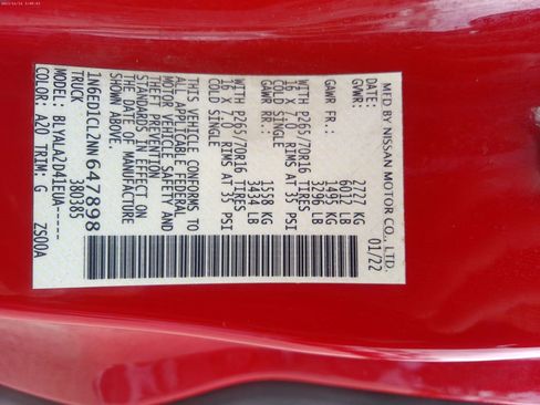 Used 2022 Nissan Frontier S image 12