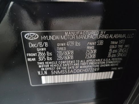 Used 2019 Hyundai Santa Fe Limited FWD image 33