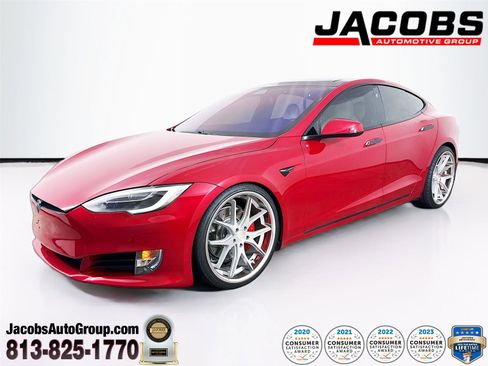 Used 2017 Tesla Model S P100D AWD/4WD image 1