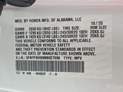 Used 2021 Honda Pilot Elite image 36