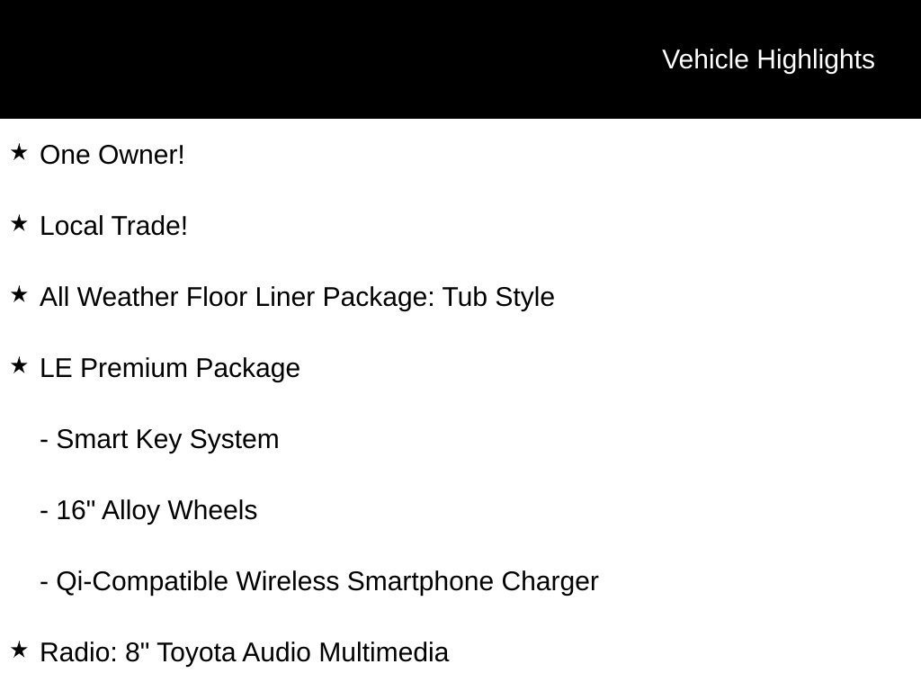 Used 2026 Toyota Corolla LE w/ LE Premium Package FWD image 4