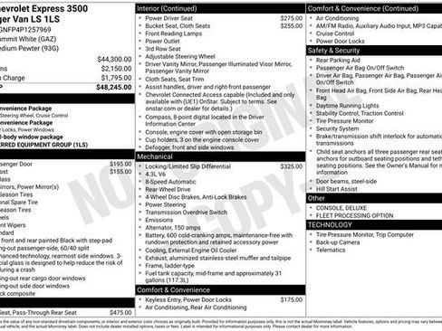 Used 2023 Chevrolet Express 3500 LS image 30