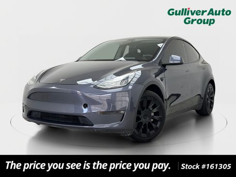Used 2021 Tesla Model Y Long Range AWD/4WD image 1