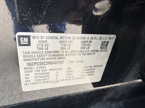 Used 2017 Chevrolet Silverado 1500 LTZ w/ Texas Edition RWD image 34
