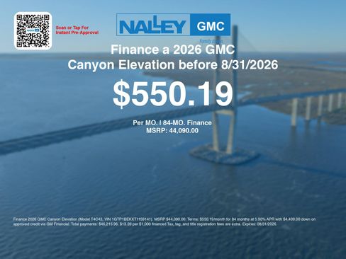 New 2026 GMC Canyon Elevation w/ Convenience Package RWD image 7