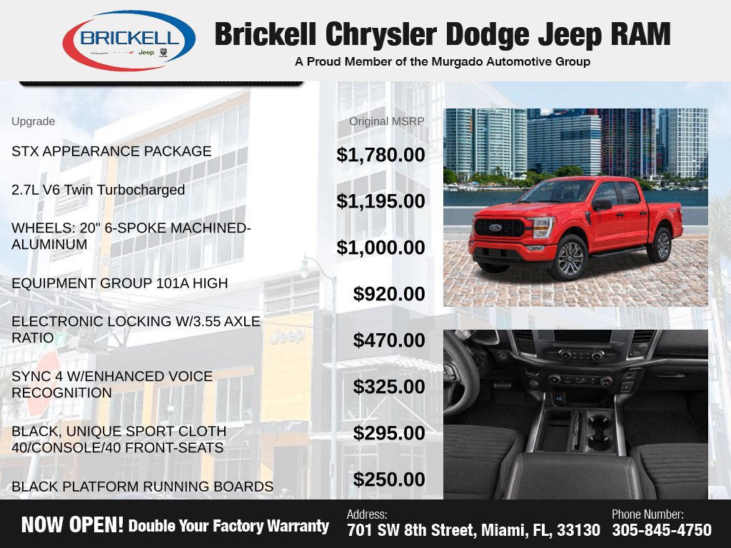 Used 2021 Ford F150 XL w/ STX Appearance Package RWD image 6