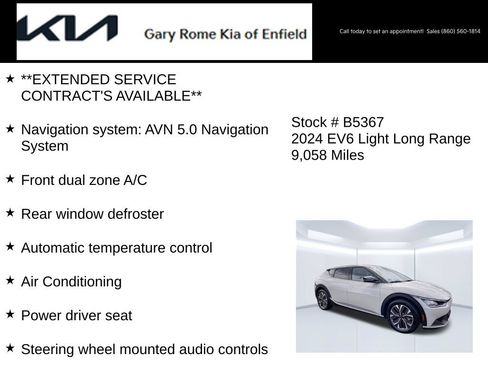 Certified 2024 Kia EV6 Light AWD/4WD image 14