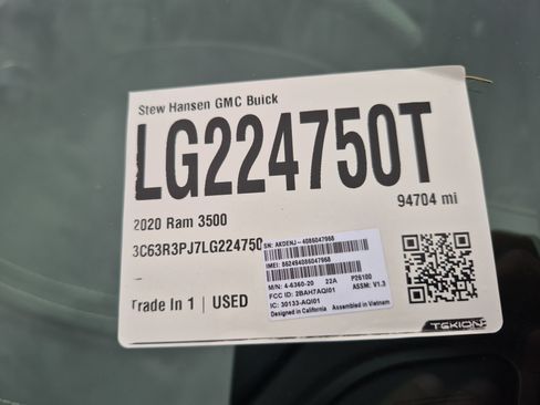 Used 2020 RAM 3500 Limited AWD/4WD image 34