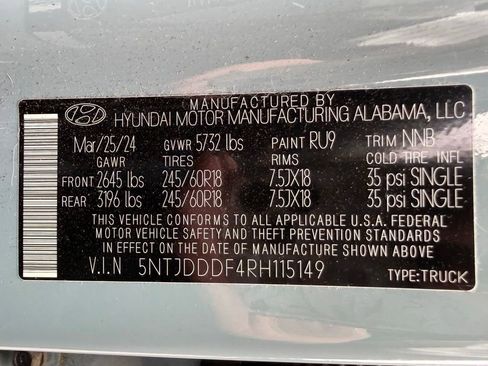 Used 2024 Hyundai Santa Cruz XRT AWD/4WD image 31