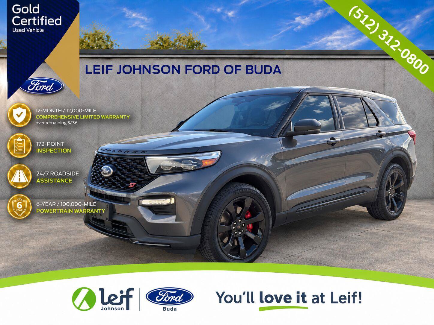 Used 2022 Ford Explorer ST w/ ST Street Pack RWD image 1