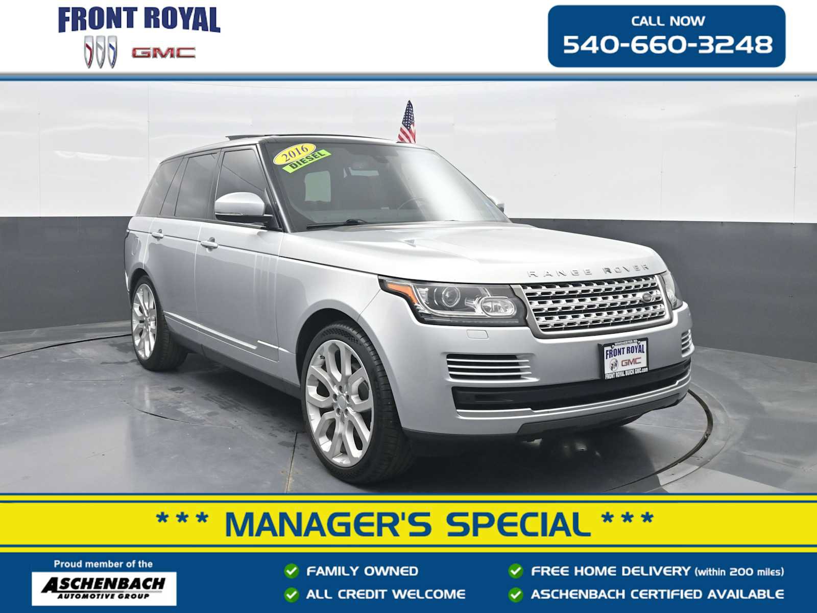 Used 2016 Land Rover Range Rover HSE AWD/4WD image 1