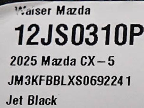 Used 2025 MAZDA CX-5 AWD 2.5 S w/ Select Package image 30