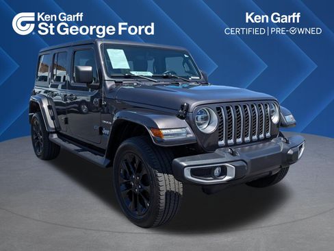 Used 2021 Jeep Wrangler Unlimited Sahara AWD/4WD image 1