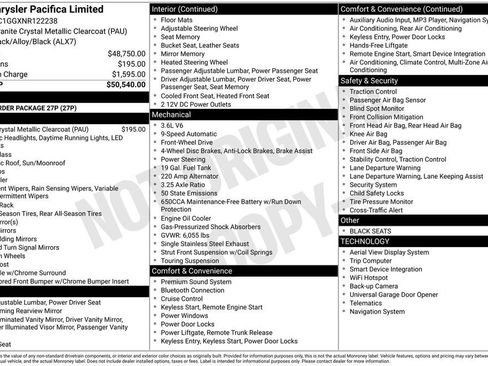 Used 2022 Chrysler Pacifica Limited image 6