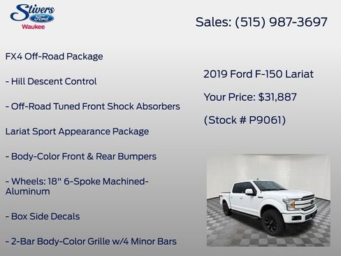 Used 2019 Ford F150 Lariat AWD/4WD image 22