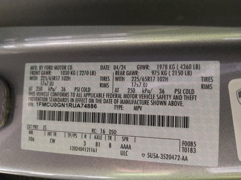 Used 2024 Ford Escape Active FWD image 33
