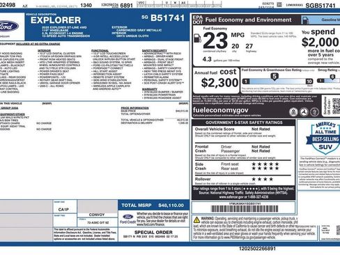 Used 2025 Ford Explorer ST-Line AWD/4WD image 6