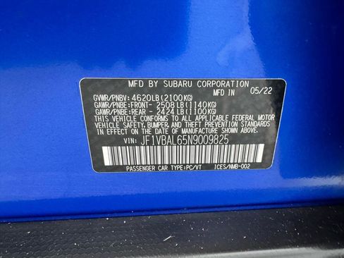 Used 2022 Subaru WRX Limited AWD/4WD image 40