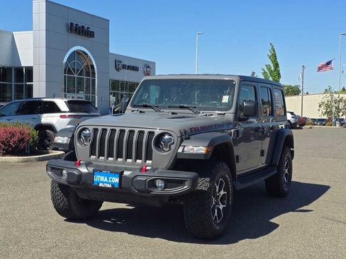 Used 2021 Jeep Wrangler Unlimited Rubicon w/ Uconnect 4C Nav & Sound Group AWD/4WD image 1