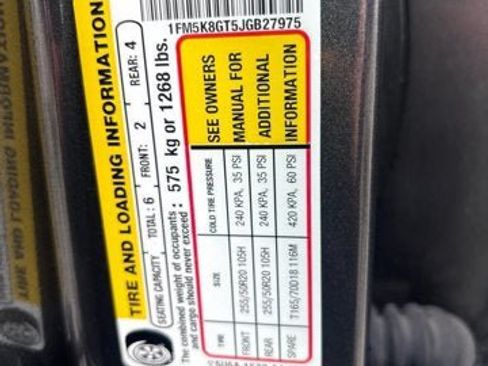 Used 2018 Ford Explorer Sport w/ Equipment Group 401A AWD/4WD image 20
