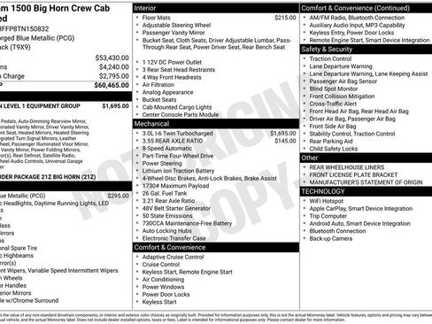 Used 2026 RAM 1500 Big Horn AWD/4WD image 9