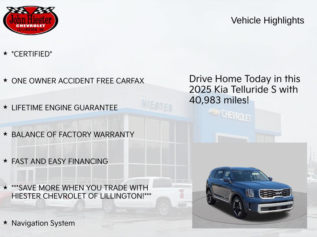 Used 2025 Kia Telluride S FWD image 5