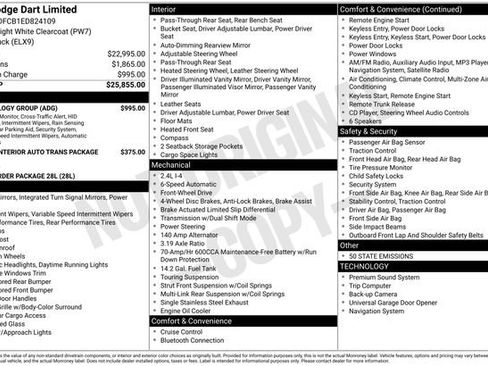 Used 2014 Dodge Dart Limited w/ Technology Group image 7