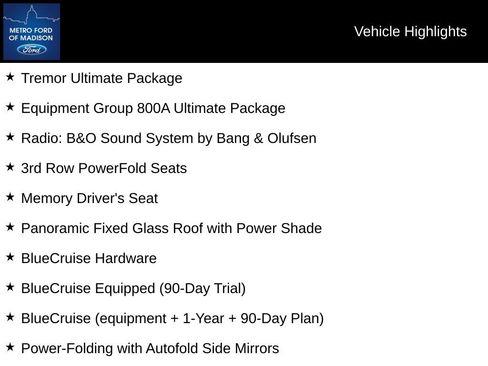 New 2026 Ford Explorer Tremor w/ Tremor Ultimate Package AWD/4WD image 4