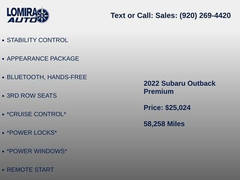 Used 2022 Subaru Outback Premium AWD/4WD image 5