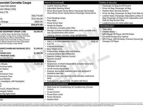 Used 2005 Chevrolet Corvette Coupe w/ Preferred Equipment Group RWD image 33