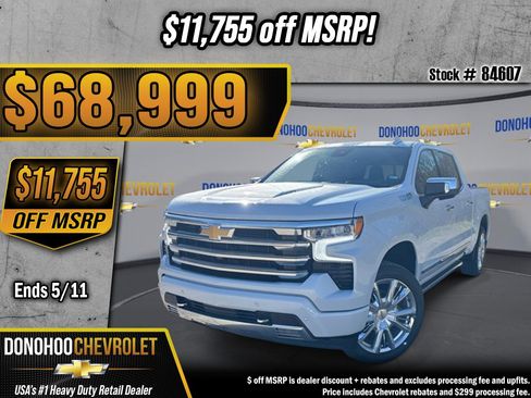 New 2026 Chevrolet Silverado 1500 High Country AWD/4WD image 1