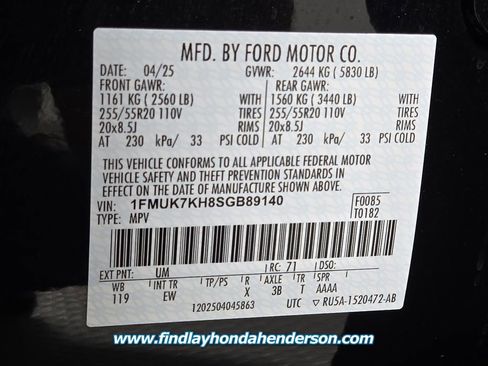 Used 2025 Ford Explorer ST-Line RWD image 13