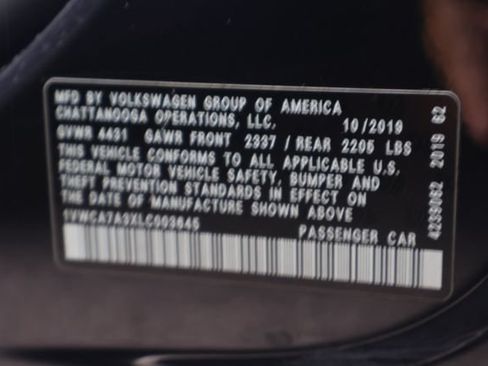 Used 2020 Volkswagen Passat 2.0T SEL FWD image 28