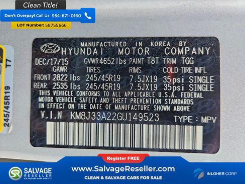 Used 2016 Hyundai Tucson Sport FWD image 17