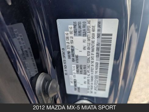 Used 2012 MAZDA MX-5 Miata Sport w/ Convenience Pkg RWD image 27
