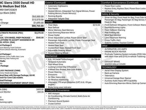 Used 2021 GMC Sierra 2500 Denali w/ Denali Ultimate Package AWD/4WD image 3