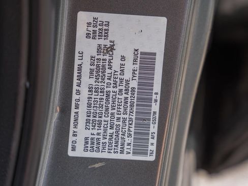 Used 2017 Honda Ridgeline RTL-E image 42
