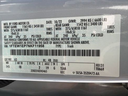 Used 2022 Ford F150 XLT w/ Equipment Group 302A High image 42