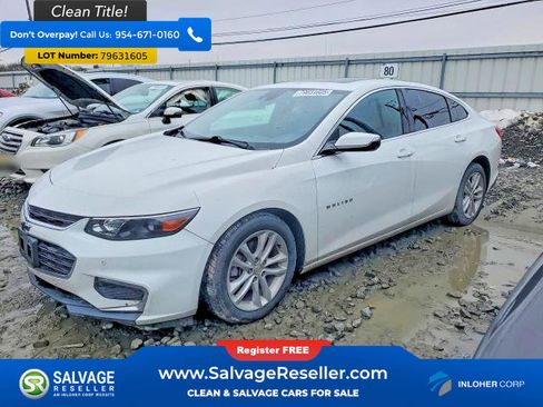 Used 2018 Chevrolet Malibu Sedan w/ Leather Package FWD image 1