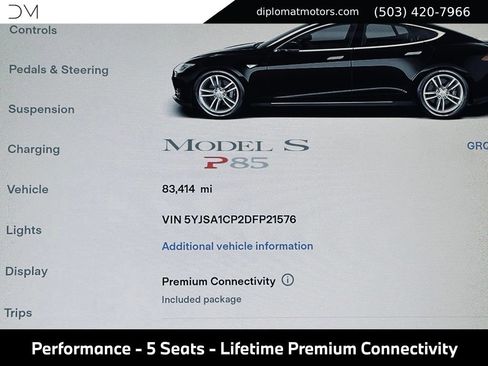 Used 2013 Tesla Model S Performance RWD image 33