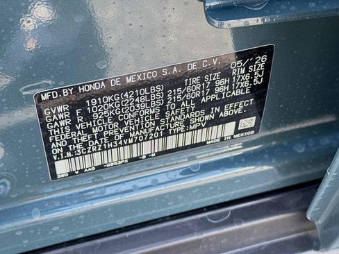 New 2027 Honda HR-V LX image 26