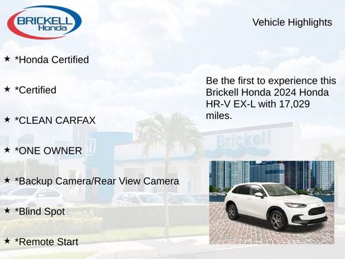 Used 2024 Honda HR-V EX-L image 9