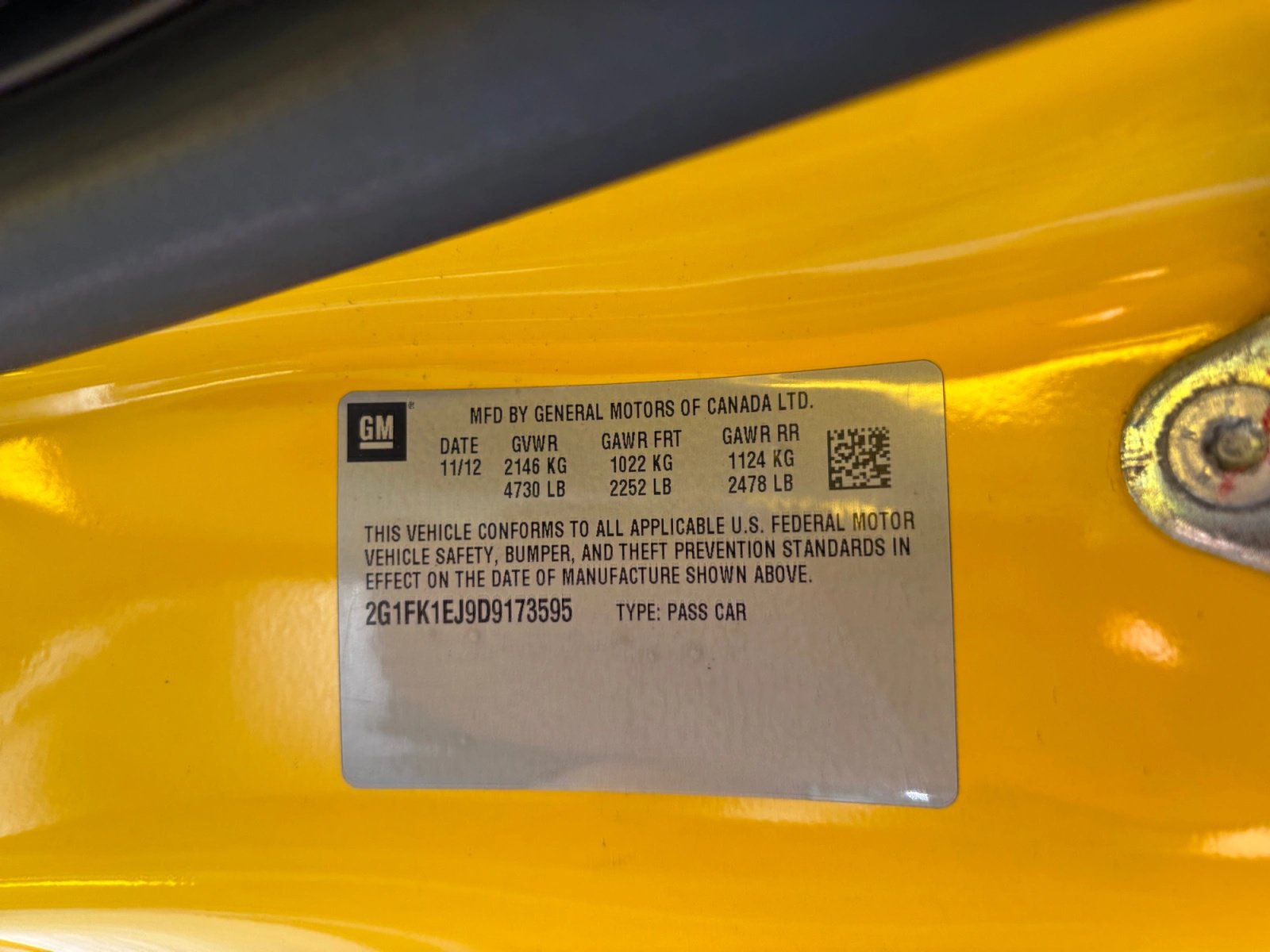 Used 2013 Chevrolet Camaro SS w/ RS Package RWD image 13